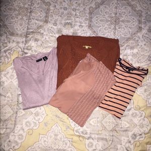 Bundle of 4 tops!
